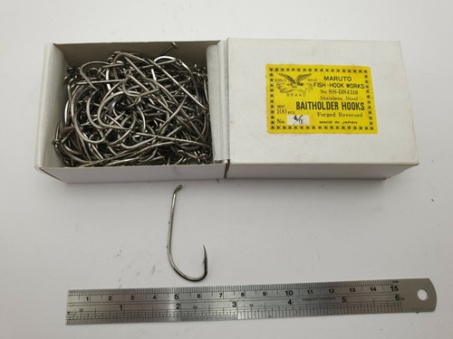 1pk Maruto TUTE MS4310 nichel 100 pz ganci becco pesce taglia a scelta - Foto 44 di 130