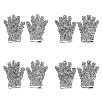 4Pair XS 8-12yr Kid Cut Resistant Gloves High Performance Level 5 Protection Foo
