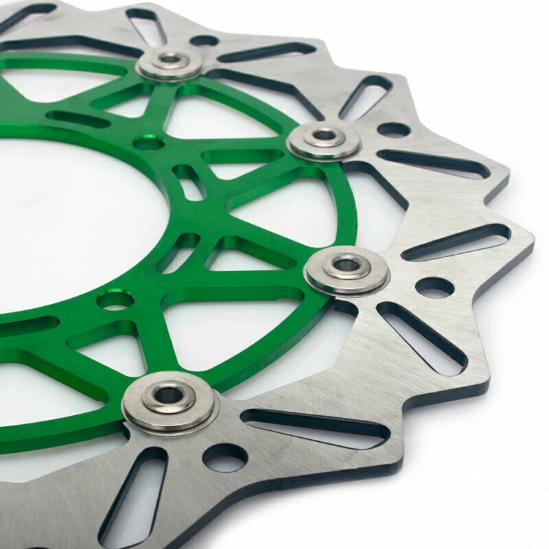 Rotor de freno delantero de gran tamaño 320 mm para KAWASAKI KX125 KX250 KX250F KX450F KLX450R Foto 2 de 4