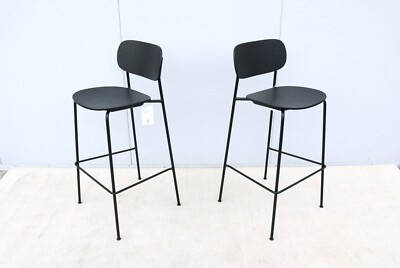 Danish Modern Norm Architects for Audo Copenhagen Co Bar Stools Brand New a Pair