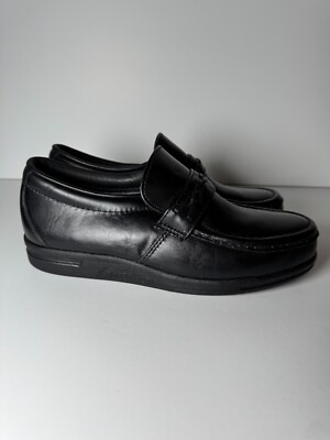 T！ Red Wing Men's Slip-On Shoes 8207 Steel Toe Loafers Black Size 6EE