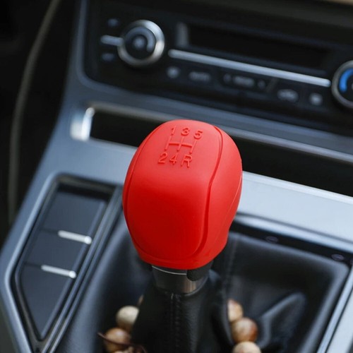 1x Silicone Car Gear Head Shift Knob Cover Gear Shift Non Slip Grip Handle Cover - Picture 6 of 15