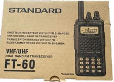 Yaesu FT-60 New Dual Band Ham Radio 144/430MHz Portable Transceiver