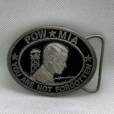 POW MIA You Are Not Forgotten Belt Buckle