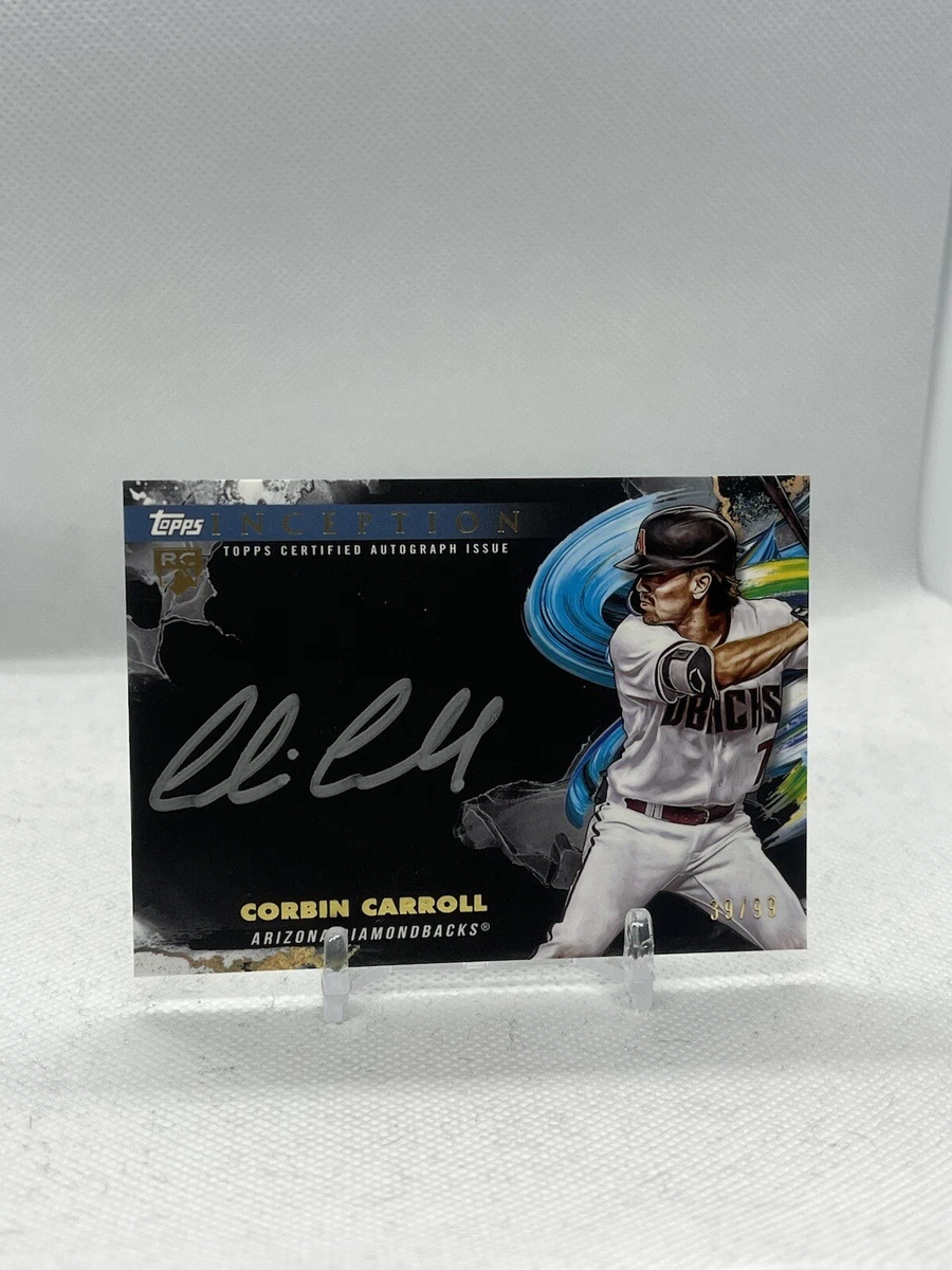2023 Topps Inception Corbin Carroll Auto RC /99 Silver Ink 