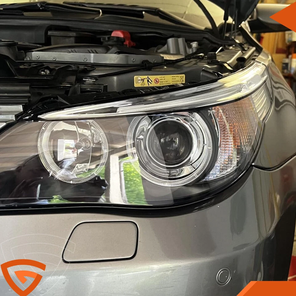 2X XENON SCHEINWERFERGLAS STREUSCHEIBE LINKS+RECHTS MIT LED FÜR BMW 5ER E60 E61 - Bild 4 von 4