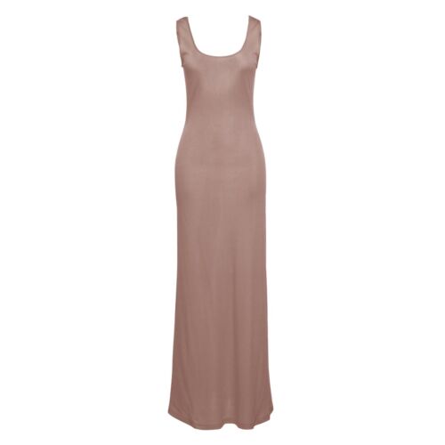Women’s Sexy Tank Top Maxi Long Dress Solid Casual Sleeveless Summer Beach Dress - Picture 19 of 57