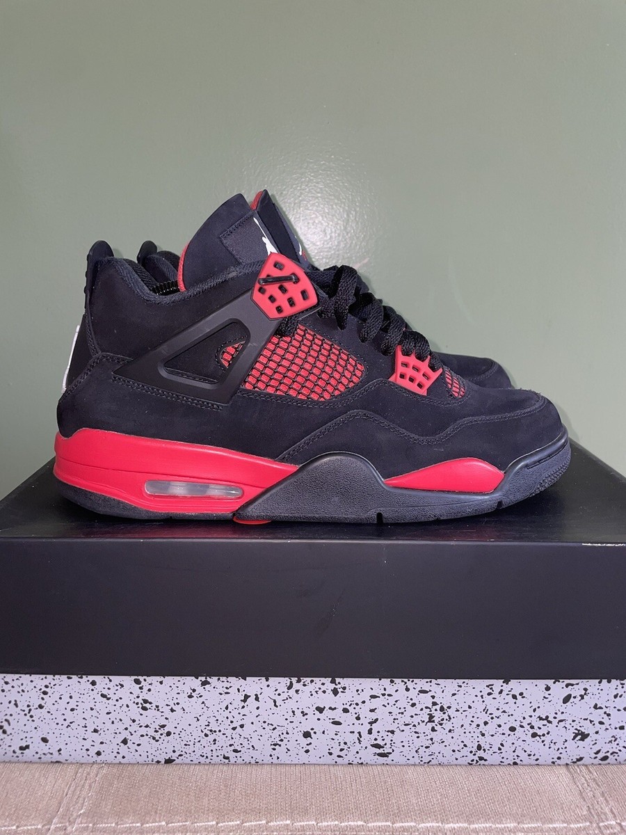 Size 10 - Jordan 4 Retro Mid Red Thunder 195243537991| eBay