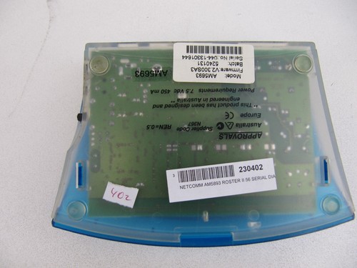 NETCOMM AM5693 MODEM DIAL-UP SERIAL ROADSTER II 56K Retro Vintage - Picture 6 of 8