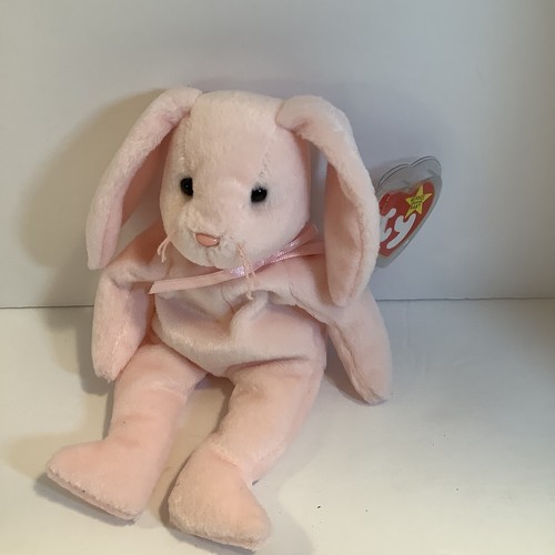 RARE Ty Beanie Baby “Hoppity” with Tag ERRORS, New With Tag Protector. - Picture 7 of 8