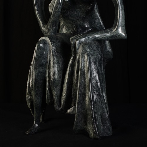 Bronzeskulptur Frau Reflexion - Guy Fages (1948-2014) 20. Jahrhundert - Picture 12 of 15