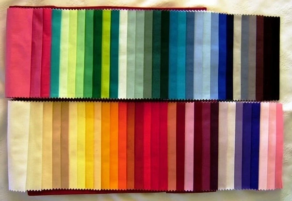 Uni Stoffe 100% Baumwolle Günstige Meterware Patchwork Basteln Deko Fahnentuch