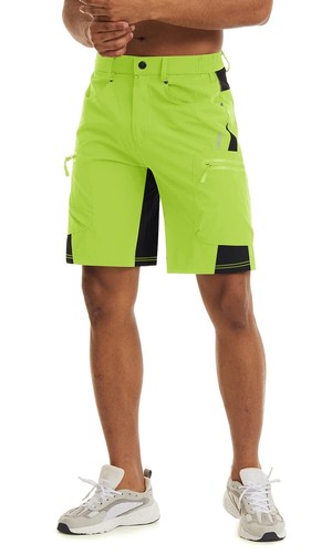 Men's MTB Cycling Shorts Cargo Work Quick Dry Half Pants Outdoor Hiking Shorts - Picture 57 of 92