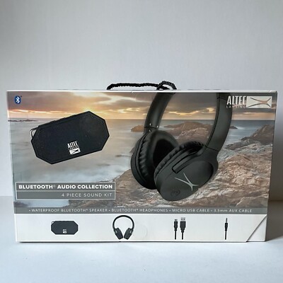 Altec Lansing Bluetooth Audio Collection 4 Piece Sound Kit W/ Waterproof Speaker