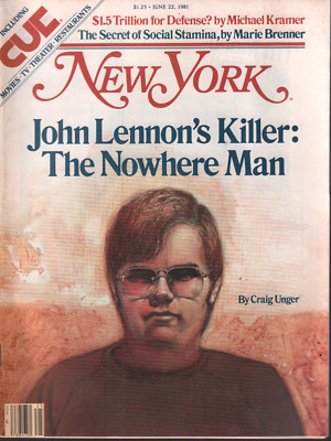 New York Cue Magazine June 22 1981 John Lennon Mark David Chapman 052220AME