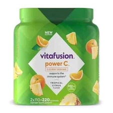 Vitafusion - Power C for Immune Support, Tropical Citrus Flavor - 220 Gummies