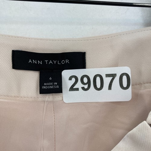 Ann Taylor Dress Pants Women's 6 Bootcut Beige Stretch High Rise Career Casual - Picture 4 of 16