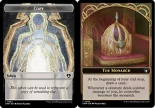 10 Token Cards - COPY / THE MONARCH - Commander Masters (CMM) - Magic MTG FTG