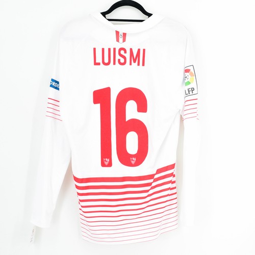 2015-16 Sevilla FC Home Shirt #16 LUISMI Match Worn Jersey-