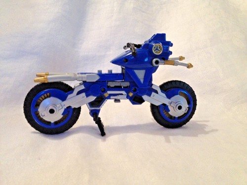 Motocicleta Mighty Morphin Power Rangers azul - ¿Faltan piezas? - Imagen 1 de 6