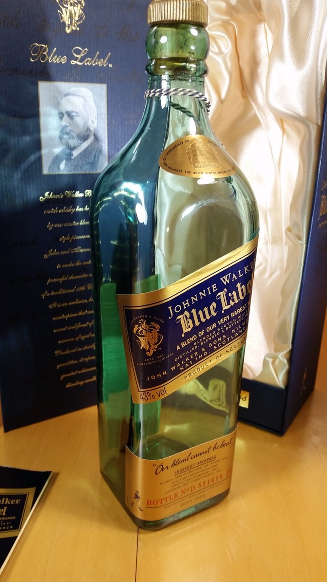 Johnnie Walker Blue Label Scotch Whisky 750ML Boxes Johnnie Walker Blue Label Scotch Whisky 750ML Boxes