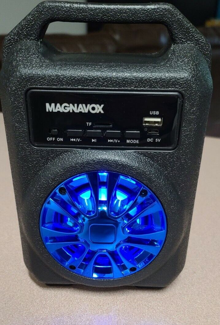 Magnavox Portable Party Bluetooth Speaker W/ Color Changing Magnavox Portable Party Bluetooth Speaker W/ Color Changing