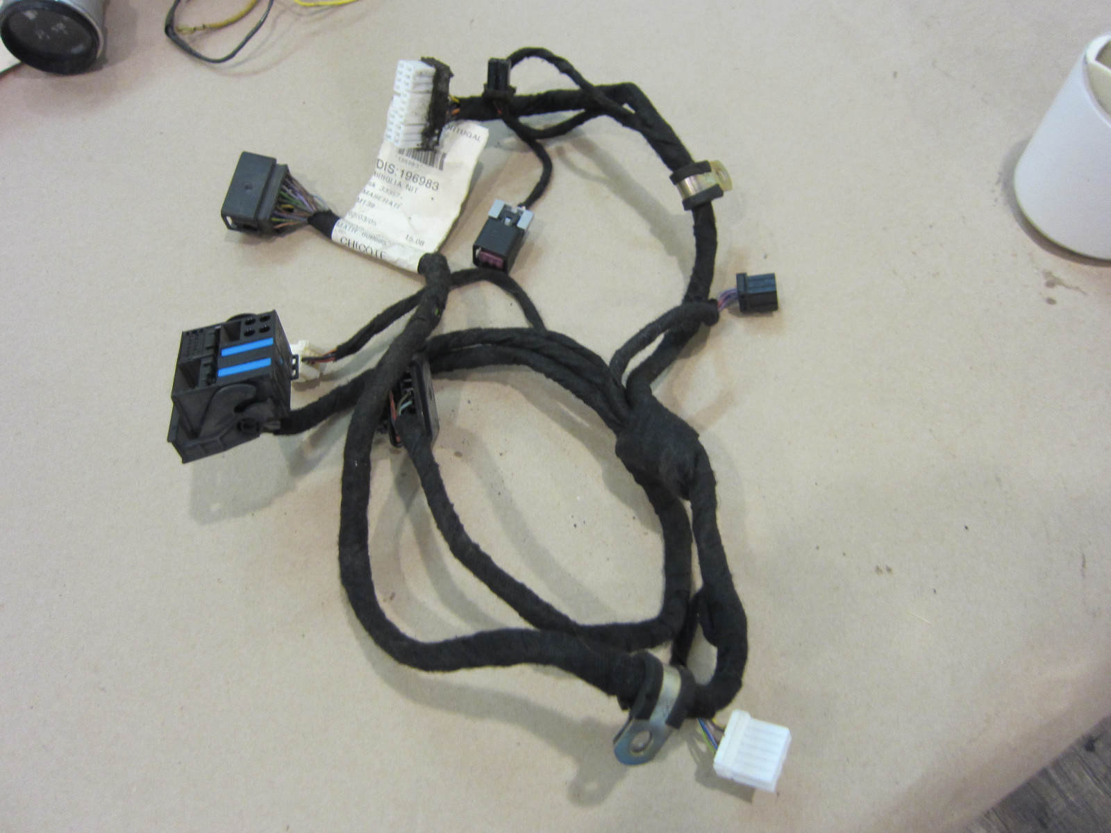 Maserati Quattroporte NIT Cables. Cables For Navigation Unit.. Part# 196983