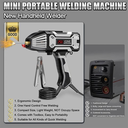 3000W Welding Machine 220V Handheld Digital Welder Gun Portable Welder Machine - Picture 7 of 23