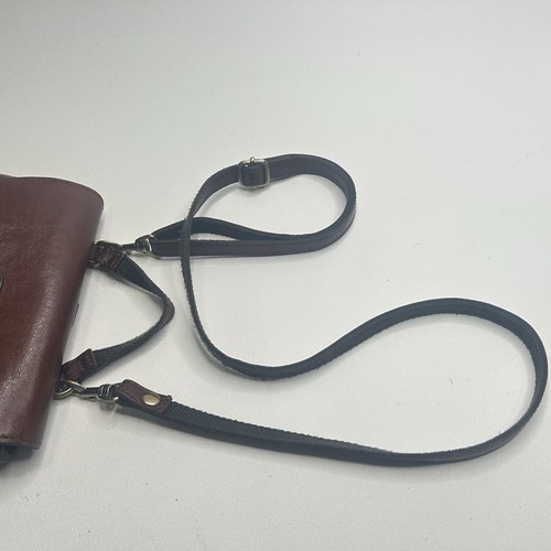 Trendiger PATRICIA NASH kleiner Vatoni wandelbarer Leder Rucksack Tasche Cognac - Bild 8 von 11
