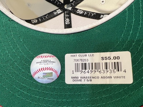 HAT CLUB EXCLUSIVE “WHITE DOME” 2 TWO TONE WASHINGTON NATIONALS SZ 7 5/8 - Picture 3 of 4