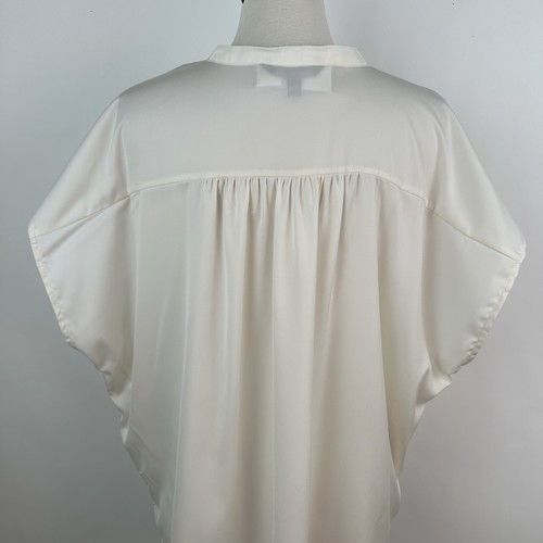 Blusa Dolman Banana Republic Botón Fábrica XXL 20 Marfil Grande Nueva con Etiquetas - Imagen 7 de 10