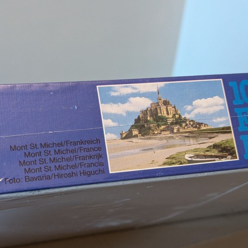 FX Schmid Mont St. Michel France 1000 Pcs Jigsaw Puzzle 26"x17" NEW West Germany - Picture 3 of 5