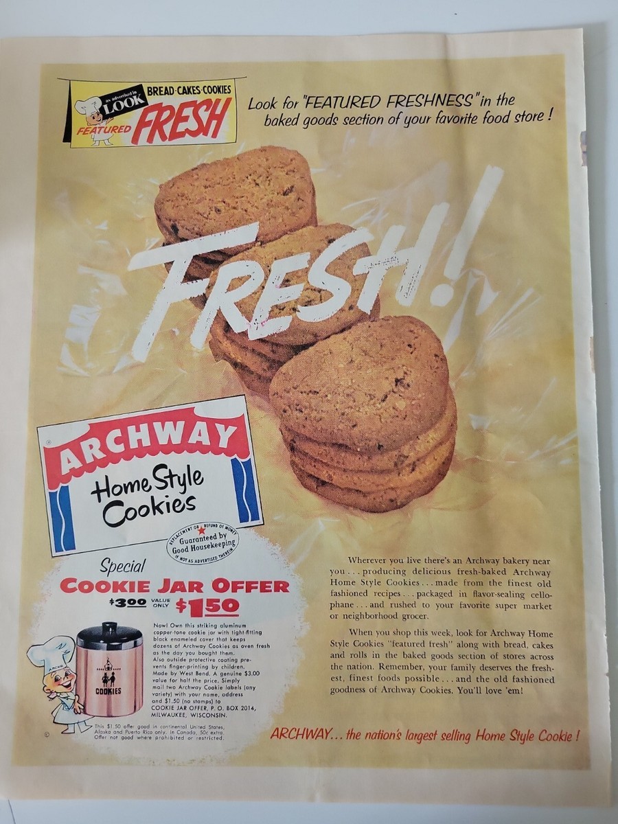 1960’s Archie Cookie アーチ－クッキー ビンテージ TOY 1958 Archway home style cookies copper cookie jar offers vintage