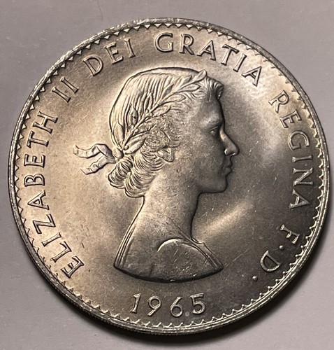 Vintage 1965 Rare Churchill commemorative coin (no face value) with case. Bx12 - Picture 4 of 4