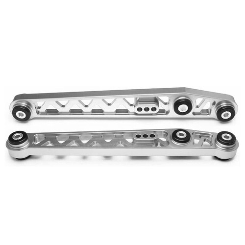 Brazo de control trasero inferior de billete + soporte de submarco para Honda Civic EK 96-00 plateado - Imagen 6 de 12