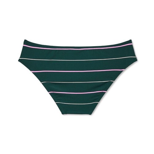 Women's Textured Hipster Bikini Bottom - Kona Sol™ Indigo Stripe, Sz L - Picture 5 of 5