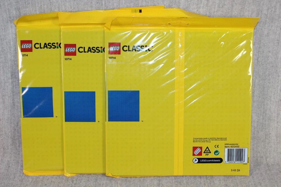 LEGO BASE PLATE 10714 Board Blue 3x New Sealed Building Blocks 32x32 Lot 2018 - Bild 4 von 4