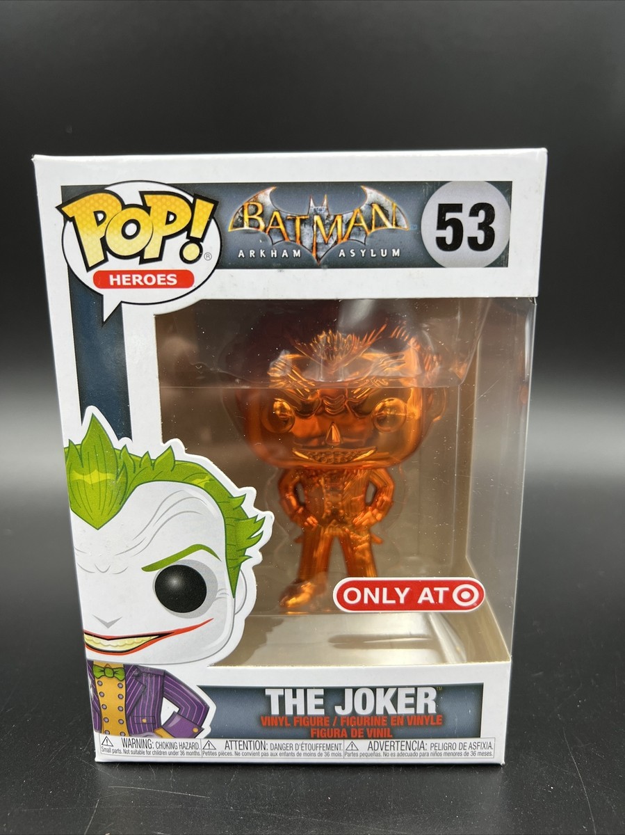 Joker Orange Chrome Batman Pop POP! Heroes The Joker Orange Chrome