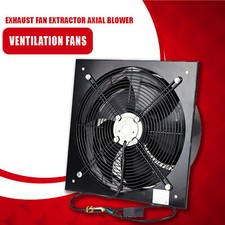 Industrial Ventilation Extractor Metal Axial Exhaust Commercial Air Blower Fan