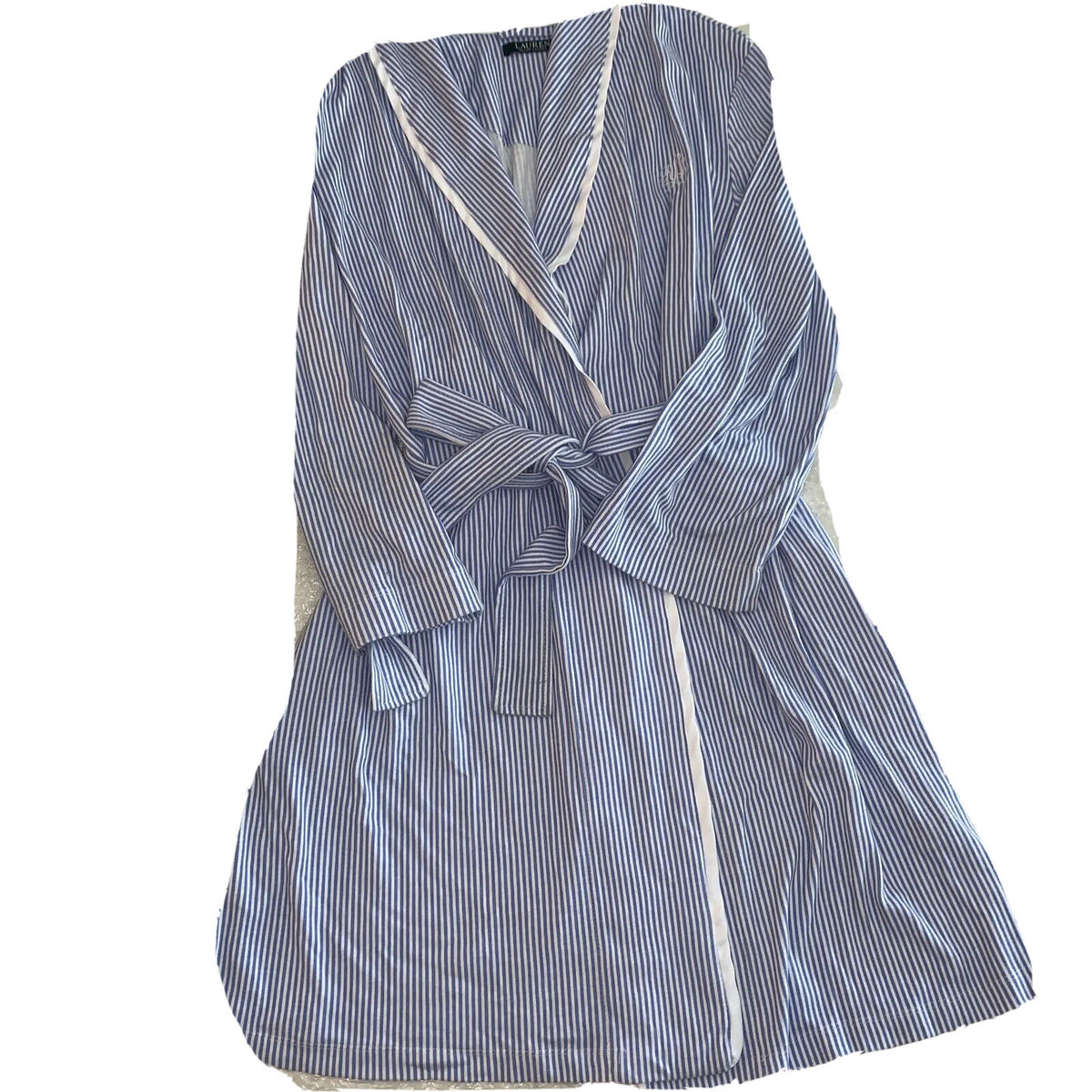 Polo Ralph Lauren LONG SLEEVE DAY DRESS  Vestido camisero  bluewhite  multiazul  Zalandoes