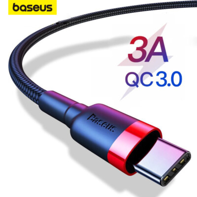 Baseus 1-5X USB Type C Kabel USB-C Schnell Ladekabel für Samsung S9 S8 Huawei