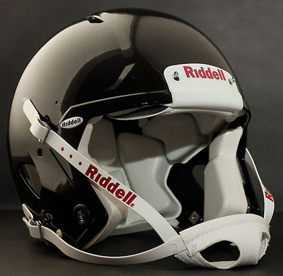 ADULT LARGE Riddell SPEED Football Helmet (METALLIC BLACK) w