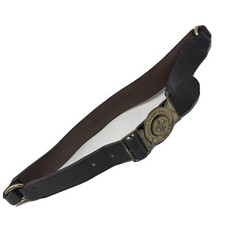Vintage 1977 National Scout Jamboree Boy Scouts of America Leather Belt YOUTH 28