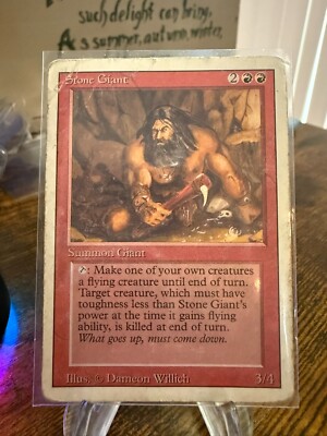 Stone Giant MTG Magic The Gathering Revised Edition 331
