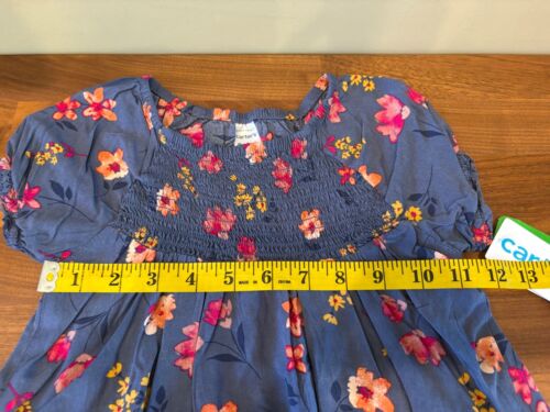 LOT OF 2 Carters GIRLS Floral Dresses SIZE 5T NWT - Picture 9 of 12
