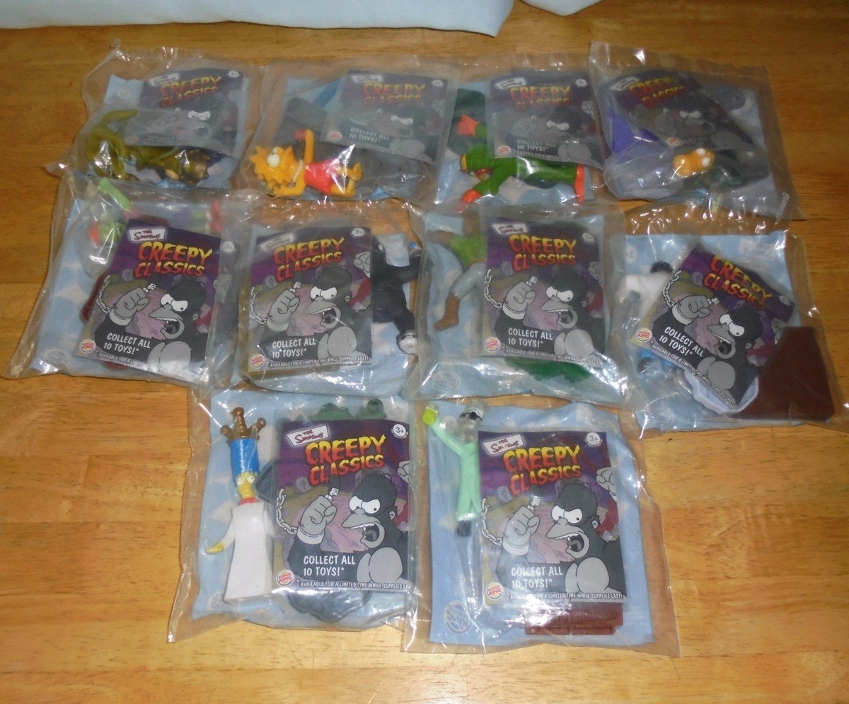 The Simpsons Creepy Classics Spooky Screen Show Figure Burger King