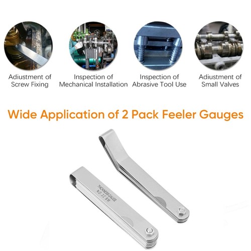 Feel Gauge Set 32 Blades Offset 16 Blades Dual Marked SAE Metric Clearances - Bild 9 von 9
