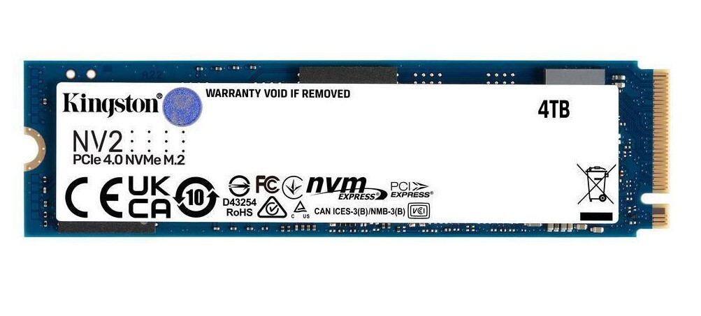 Kingston NV2 M.2 2280 250GB 500GB 1TB 2TB 4TB NVMe PCIe 4.0 Kingston NV2 M.2 2280 250GB 500GB 1TB 2TB 4TB NVMe PCIe 4.0