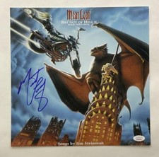 MEAT LOAF SIGNED AUTOGRAPH 12X12 ALBUM FLAT - BAT OUT OF HELL II RARE! W/ JSA