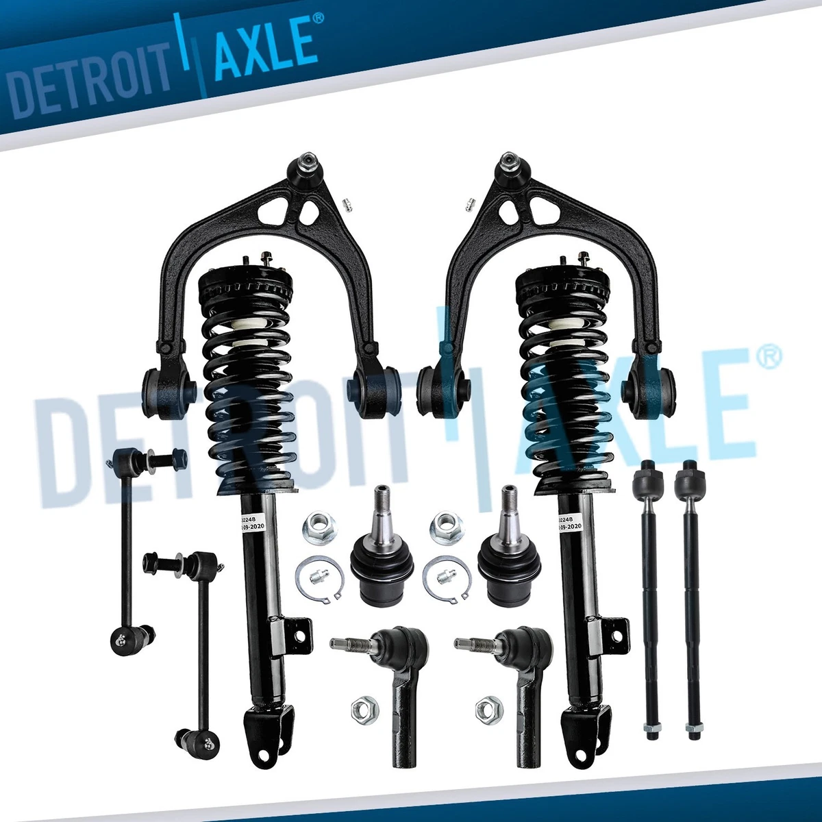 Front Suspension & Steering Repair Kit For Chrysler 300C 2005-2010 – NTY SSRK/300C/001A, 30mm, Includes Bushings, 1 Year Warranty - View #4